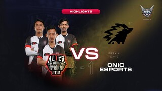 ALTER EGO HIGHLIGHTS MPL S6 - WEEK 4 DAY 2