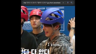 that "안다 다 안다" / "됐어 다 안다" guy from seventeen