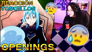 REACCIONANDO POR PRIMERA VEZ A LOS OPENINGS DE TENSEI SHITARA SLIME DATTA KEN