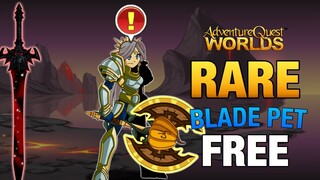 RARE BLADE PET FOR FREE | SHADOWFLAME WAR CHEST SHOP ID | AQW HACKS 2019