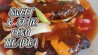 Masarap pag ganito ginawa mo sa isda. SWEET & SOUR FISH TILAPIA##cooking #recipes #chef #pilipinofoo