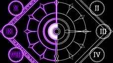 proses menggambar magic circle