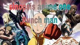 review anime one Punch man genre's action, comedy Super hero,fiction