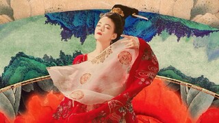 [Group portrait of oriental beauties|| Location check] Spring banquet, a glass of green wine and a s