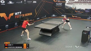 CHENYI-JOSEPHINA NEUMANN-WTT Feeder Doha 2025-MAIN DRAW-ROUND OF 32