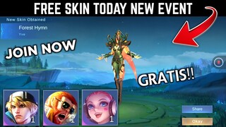 CLAIM FREE SKIN EVENT TODAY IN MOBILE LEGENDS | MUST JOIN! | SAJIDCHGAMING