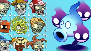 PvZ 2 - Shadow Blast ปะทะซอมบี้ทั้งหมดใน Plants vs. Zombies 2