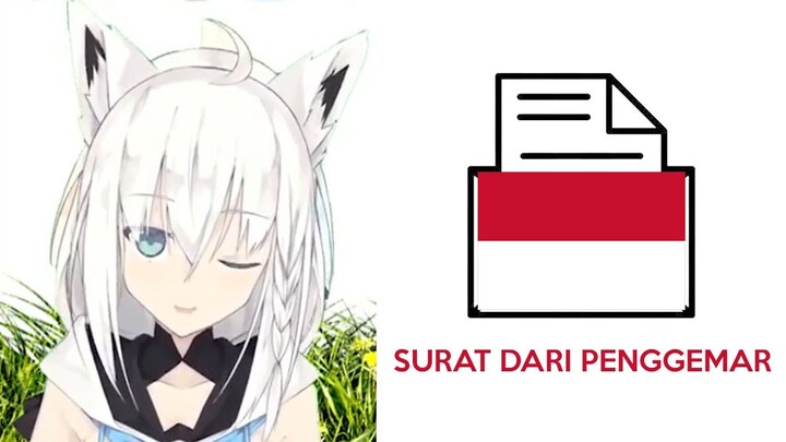 【Shirakami Fubuki】 Fubuki Bacain Fan Letter dari Indonesia ! 【Indonesian Subs】