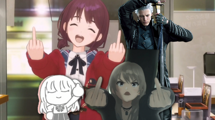 [Girls' band crying/boudoir crying] Hey, Momoka, give me your middle finger🖕🏻