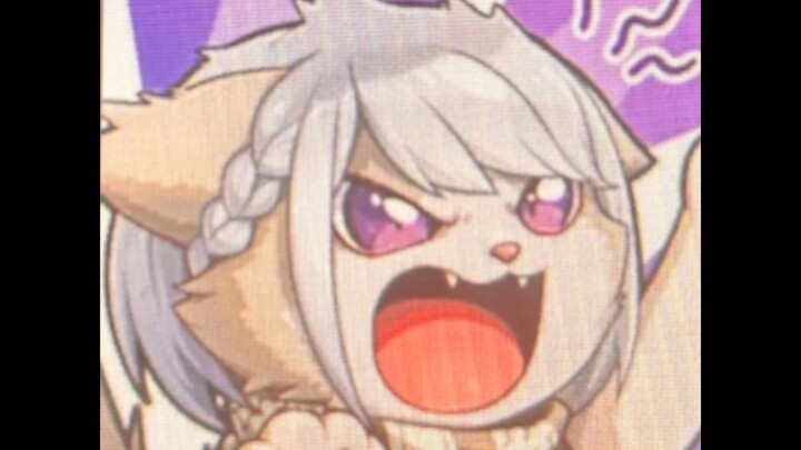 لأنني أحب هاغي هايتشاو، ولأنه صدرت له مظهر جديد، لذلك قمتُ بـ...