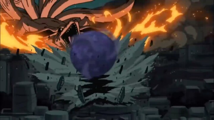 KURAMA MENGHANCURKAN DESA KONOHA