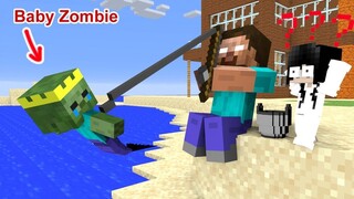 MONSTER SCHOOL _ HEROBRINE RESCUES ZOMBIES - MINECRAFT ANIMATION