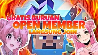 *OPEN MEMBER REALMS* {GRATIS LANGSUNG JOIN} #realms #mcpe #openmember