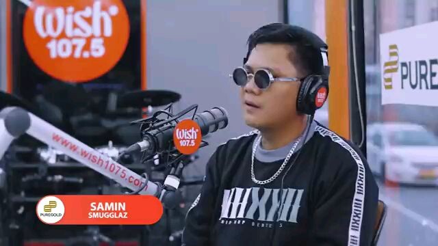 smugglaz perform "SAMIN" live on wish 107.5 bus