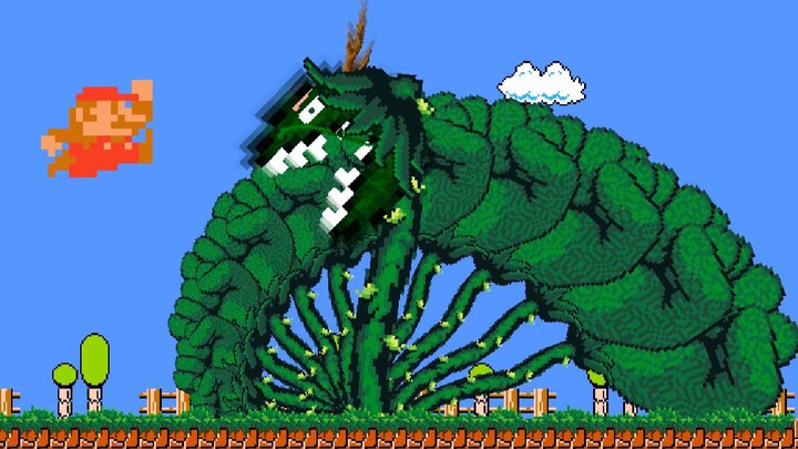 Mario's little flower is in a bad mood after waking up and needs to play games with the young lady t