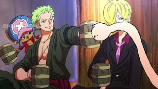 来自rashad自制的路飞庆生动画视频，草帽一伙和萨博等人登场！有爱！