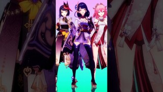 Raiden Shogun Yae Miko Sara / Ashi Ashi   #genshinimpact  #raidenshogun #kujousara #yaemiko