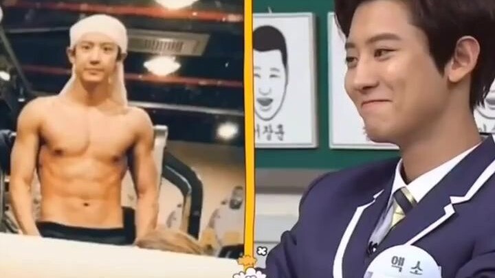 When Huzi had abs, he hated wearing clothes; now that his abs are gone, he gets mad at anyone who tr