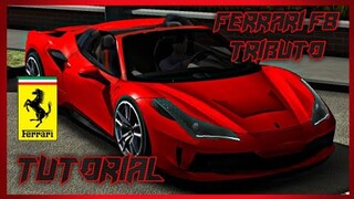 How to make a Ferrari F8 Tributo in Car Parking Multiplayer