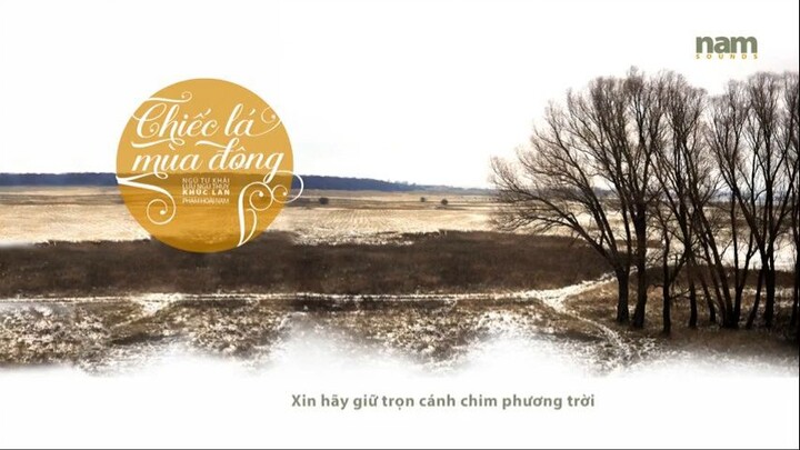 MUSIC SONG - Chiếc Lá Mùa Đông MV Lyric Phạm Hoài Nam Music Video MV HD
