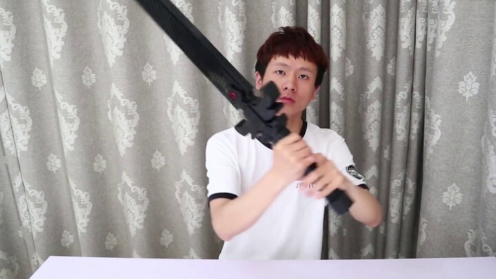 [Sword Art Online / Lego] First released on Station B, a sword made from building blocks (Aotuxike, 