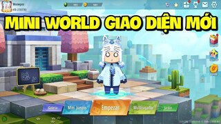 Meowpeo bất ngờ với giao diện mới siêu đẹp trong Mini world