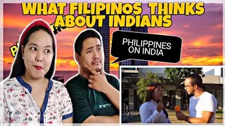 Philippines On India ,What Filipinos Thinks About Indians? 🤔 |Filipino Couple Reaction