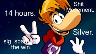 What 14 hours of Rayman looks like.