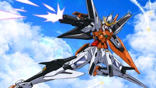 The wings of heaven and man, the sharp claws that tear the enemy GN-003 Lord Angel Gundam