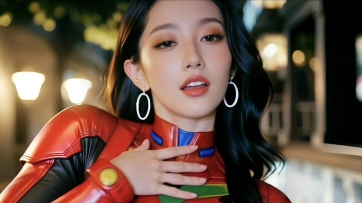 I’m so scared❤️【Pepsi】EVA Asuka’s neighborhood vibe dance