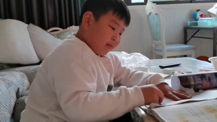 Teaching my son his homework… Nah, better just grab the belt.