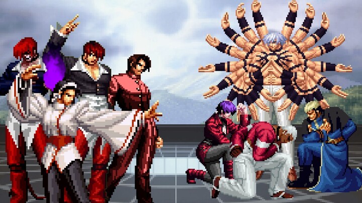Tres Tesoros Sagrados vs Awaked Orochi Team // Kof Mugen