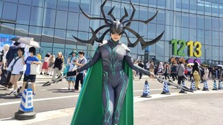 Who says you can't cosplay if you're broke? I spent just 30 yuan to make Hela, the Goddess of Death 