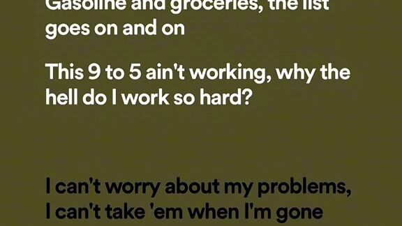 A BAR SONG