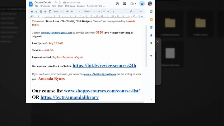 [$120] Becca Luna – Wealthy Web Designer