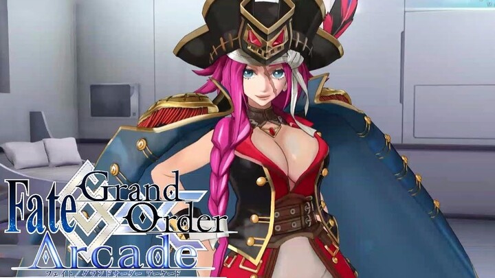 【FGO Arcade】Suara Francis Drake (Kamar Pribadi, Panggilan, Reinkarnasi Lingqi) 【1080P/60FPS】