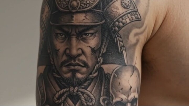 Samurai And Skeleton