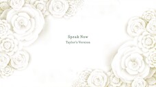 Taylor Swift - Speak Now (Taylor's Version) (Lyric Video)