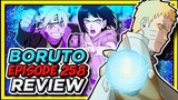 Hokage Naruto & Hinata VS Boruto & Kawaki Begins!-Boruto Episode 258 Review!