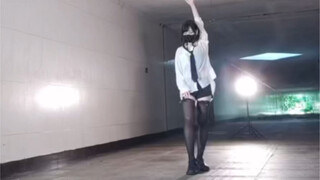 Lady recording dance outdoors ~ A passerby's perspective