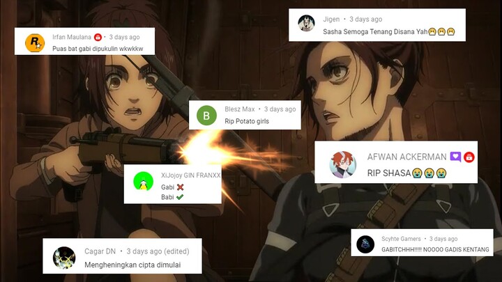AOT TRENDING DI TWITER | GABI PENUH HUJATAN