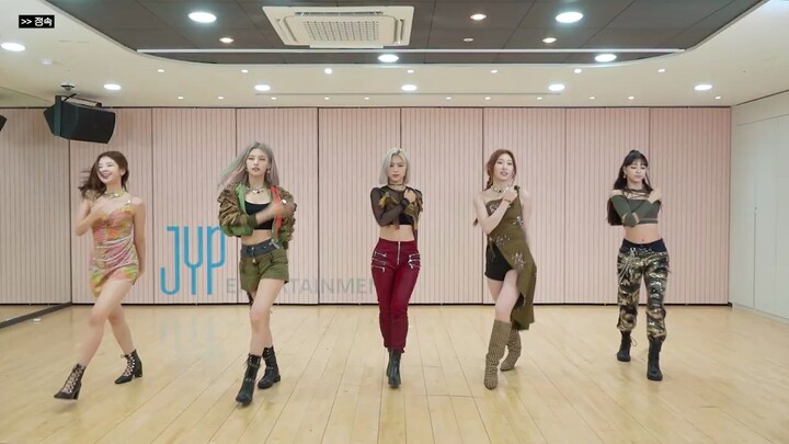 ITZY “Not Shy” – Phòng tập nhảy luyện tập với tốc độ ngẫu nhiên