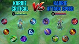 Karrie Critical Vs Karrie Attack Speed