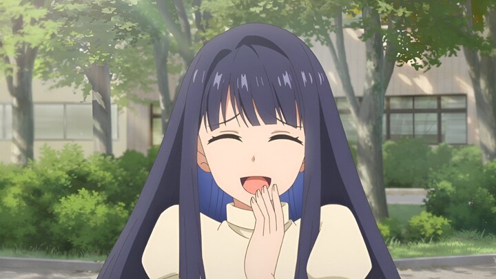 Koharu hebat banget masih bisa senyum 🥺🥹 - Anime Toumei na Yoru ni Kakeru Kimi