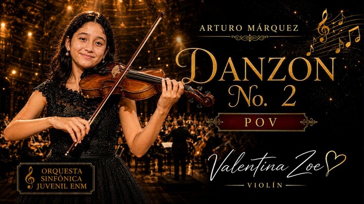 Arturo Márquez: Danzón No. 2 | Orquesta Sinfónica Juvenil de la ENM | Valentina Zoe POV