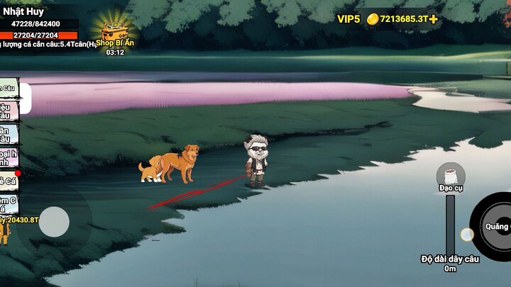 Tất cả các chiêu câu của Ngũ Chỉ Điếu Vương trong game câu cá vạn cân #BuildaGame #钓魂 #34653768