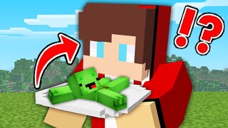 JJ Scared Tiny Mikey in Minecraft (Maizen Mizen Mazien)