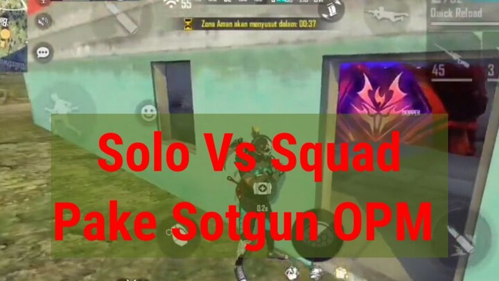 Ngelawan Squad Pake Sotgun OPM - Free Fire Indonesia