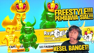 RASYAH DI CHALLENGE MAIN STUMBLE!!! PAKE 2 SKIN SPECIAL WAJIB MENANG EZ BGT KATA DIA! AUTO FREESTYLE