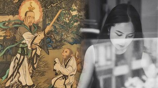 It turns out she's the creator of the in-game murals in "Black Myth: Wukong"!